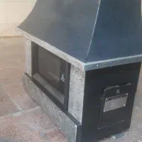 بخاری گازی طرح شومینه