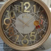 ساعت دیواری بزرگ  طلای