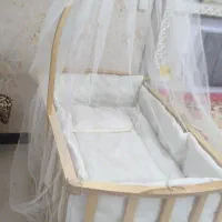 گهواره-تخت چوبی