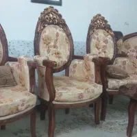 فروش یک دست مبل سلطنتی بسیار تمیز|مبلمان خانگی و میز عسلی|کاشان, آیت الله سعیدی|دیوار