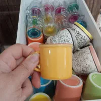 فنجان دبل،سینگل،شات شربت و رست چوبی