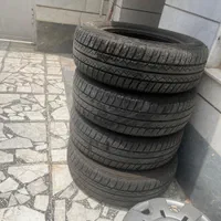 لاستیک،فنرلول،دو عدد منبع اسپرت|قطعات یدکی و لوازم جانبی|گنبد کاووس, |دیوار
