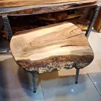 میز جلومبلی چوب طبیعی