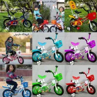 دوچرخه کودک سایز ۱۲ و۱۶ بدنه فلزی نو وآکبند