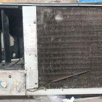 کولر. موتر بزرگ گاز فابریک. موتر آمریکایی.