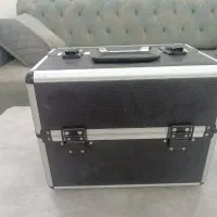 کیف وسیله ارایش چند طبقه چرم