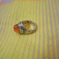 انگشتر عقیق پرتقالی|بدلیجات|تهران, دولاب|دیوار