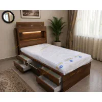 + تخت خواب دو نفره،    تینا مدل BDS1130