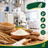 خدمات آسیاب ، آرد جو ، برنج ، نخود و غیره