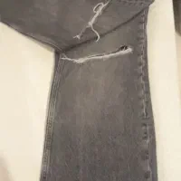 شلوار لی بگ ترک طوسی رنگ سایز 38