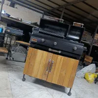 باربیکیو۷۰سانت پلوپزدار وکابینت دو در دسته چوبی