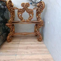میز عسلی طلایی