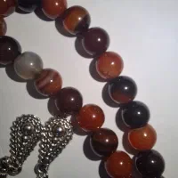 تسبیح عقیق سلیمانی با سر تسبیح استیل|جواهرات|ری, سیزده آبان|دیوار