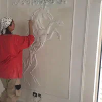 پتینه، طراحی دیواری با سبک خاص،گچ بری مدرن|خدمات پیشه و مهارت|بندرعباس, |دیوار