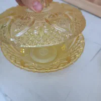 ظروف کریستال زردچوبه ای