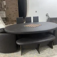 میز ناهار خوری ۸ نفره در حد نو