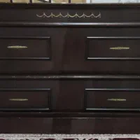 تخت دونفره تمام چوب