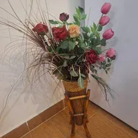 گل باپایه بامبو|گل مصنوعی|ارومیه, |دیوار