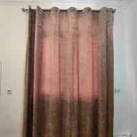 دو عدد پرده مخمل پانچ شده|پرده، رانر، رومیزی|بوشهر, |دیوار