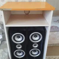 یک جفت باند اسپیکر آمپی فایر حرفه ای|سیستم صوتی خانگی|تبریز, |دیوار