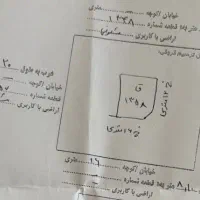 زمین 200 متری دونبش جنوبی دزک|فروش زمین و ملک کلنگی|سراوان, |دیوار