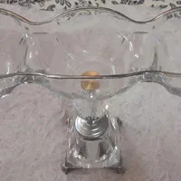 بلور ایتالیا اصل دور نقره ای|ظروف سرو و پذیرایی|اصفهان, باغ فدک|دیوار