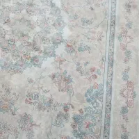 فرش جفت ۹ متری گل برجسته زیبا