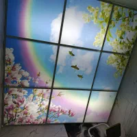 سقف کاذبpvcآسمان مجازی تایل معرقcnc طلق 60در60