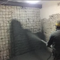 پلاستر با دستگاه شات کریت (ملات پاش)|خدمات پیشه و مهارت|گتوند, |دیوار