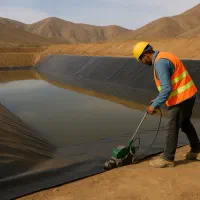 تعمیر و درزگیری ورق ژئوممبران در خوی