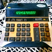 ماشین حساب شارپ قدیمی اصل ژاپن مدل cs-2122d