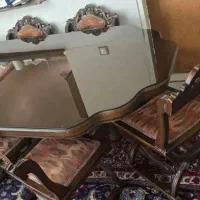 سرویس مبلمان با میز ناهارخوری|مبلمان خانگی و میز عسلی|امیرآباد, |دیوار