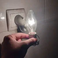 لامپ لوستری شمعی پارس