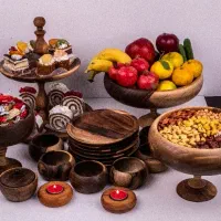 ظروف چوبی به قیمت عمده از تولید کننده