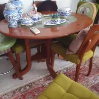 میز نهار خوری چهار نفره|میز و صندلی غذاخوری|تنکابن, |دیوار