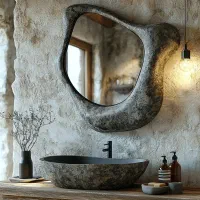 آینه دکوراتیو دست‌ساز