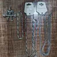 دستبند و گردنبند کبریتی و گردنبند کارتیر و پلاک