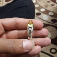 انگشتر عیقیق سه پوست