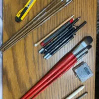 وسایل طراحی سیاه قلم