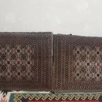 یک جفت پشتی ترکمن دستباف|پشتی|کرج, شهرک فهمیده|دیوار