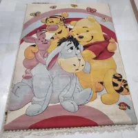 گلیم فرش ۴متری کودک طرح پو