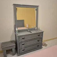 تخت خواب دونفره بدون تشک|تخت و سرویس خواب|کرج, کارخانه قند|دیوار