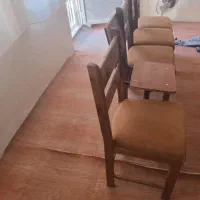 ۵صندلی چویی ازجنس گردودرحدنوی نو