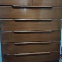 کمد سه تکه ویترین دار و دراور هفت کشو|جاکفشی، کمد، دراور|کرج, کرج نو|دیوار