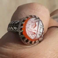 انگشتر عقیق یمن قدیمی