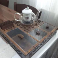 شیرینی و میوه خوری شامپاینی و جعبه تی بگ|ظروف سرو و پذیرایی|رشت, جهاد|دیوار