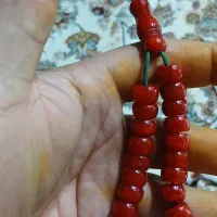 تسبیح کهربها مرجان زرافشان بی نظیر کهنه|کلکسیون اشیاء عتیقه|تهران, مولوی|دیوار