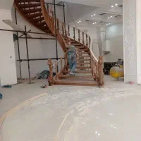 ساخت ونصب انواع پله های باکس دو محور و معلق و گرد