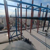 سیمانکاری جایگزین داربست بالابرآسانسور(کلایمر)|مصالح و تجهیزات ساختمان|مشهد, الهیه|دیوار