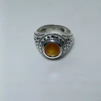 انگشتر نقره یاقوت زرد طبیعی|جواهرات|تهران, امام زاده حسن|دیوار